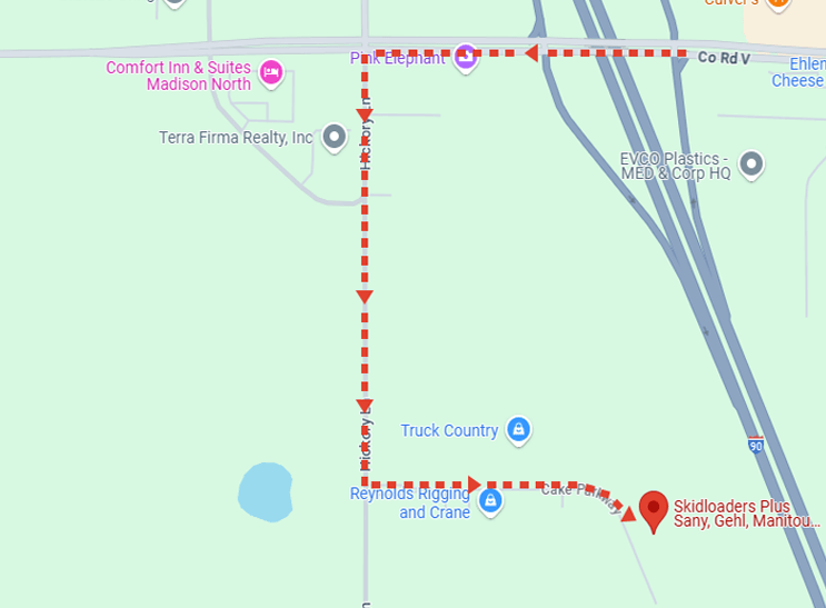 madison location directions